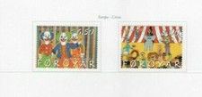 S31496) FAEROER 2002 MNH** Europa Cept Circus 2V