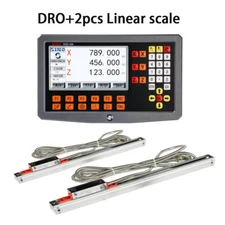 SINO 3 Axis LCD DRO Kits Digital Readout KA300 KA500 Linear Scale Encoders
