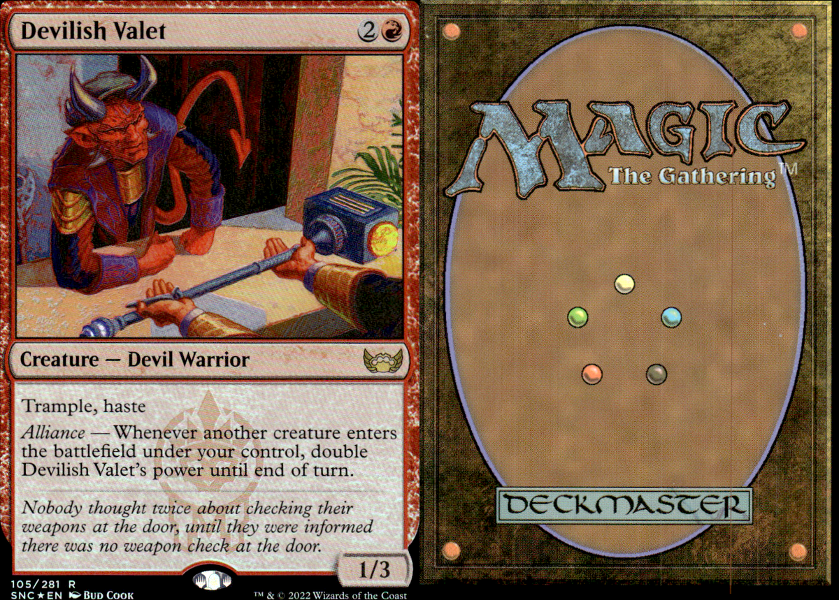 Magic the Gathering -MTG- Devilish Valet Foil | eBay