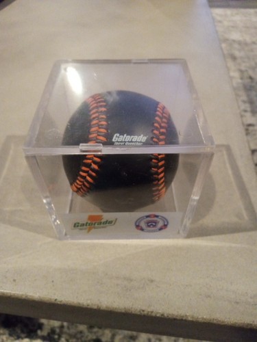 Gatorade Collectible Black Baseball Lightning Bolt Promotional Souvenir in Case