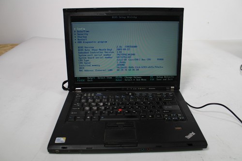 Lenovo Thinkpad T400 14" Intel Core 2 Duo CPU @ 2.26GHz 2GB Tested
