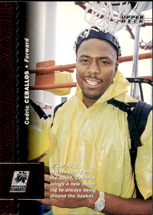 1997 Upper Deck NBA Cedric Ceballos Card #237