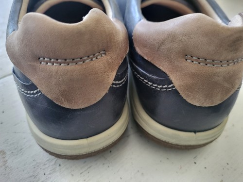 Ecco Blue Leather Oxford Shoes - 39 - Picture 4 of 6