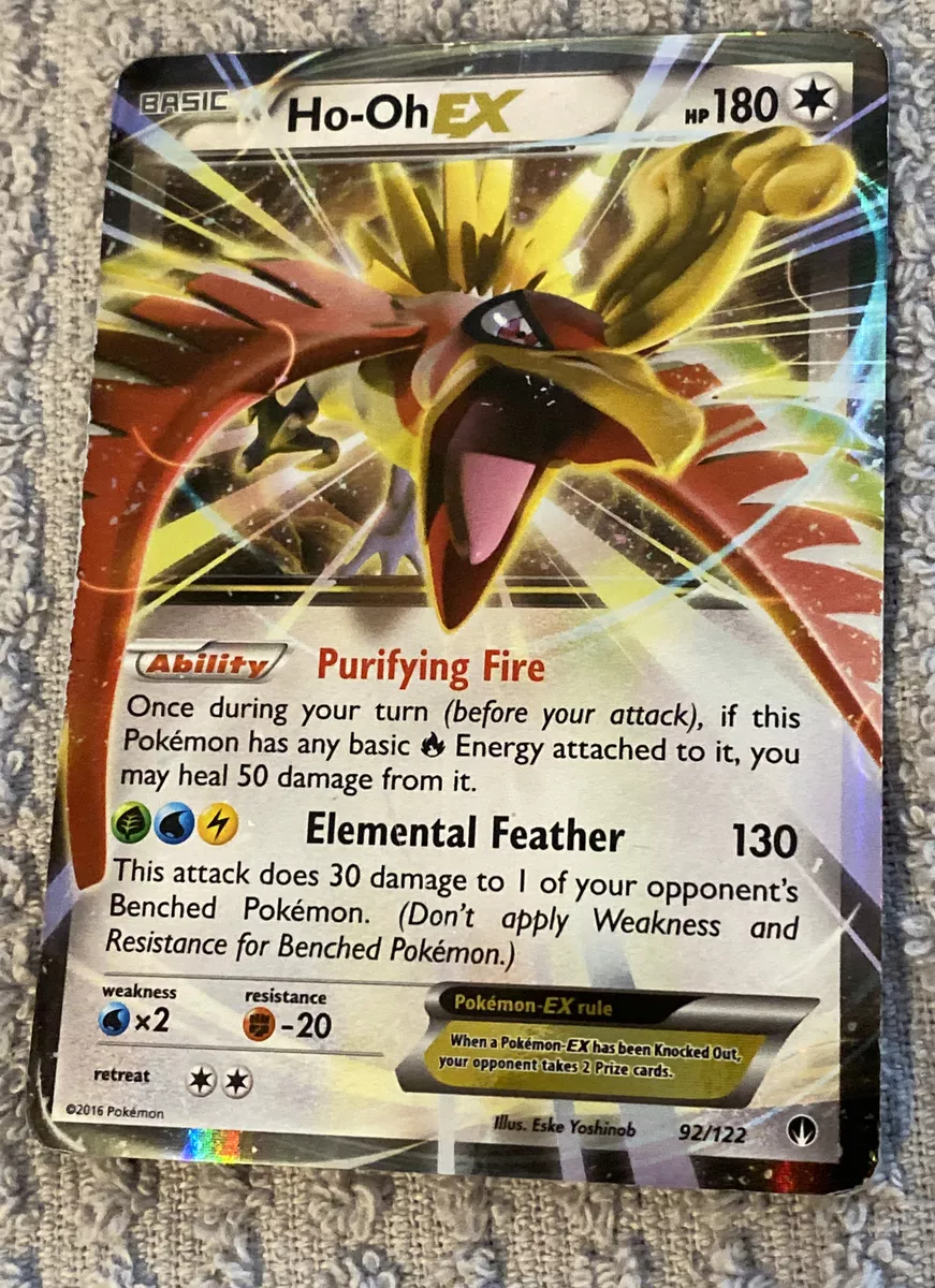 Ho-Oh Ex Ultra Rare Foil Pokémon Card