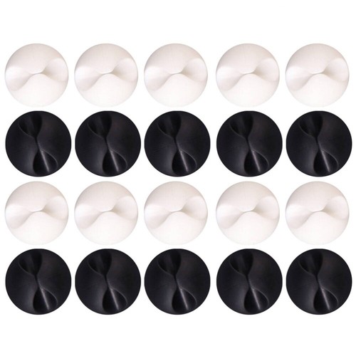 20 PCS Wire Holder Cord Keepers for Cables Organizer Desk Holders Cords - Afbeelding 10 van 12