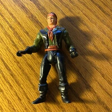 Vintage 4” Swashbuckling Peter Pan Action Figurine toy 1991 Hook Tri Star movie 