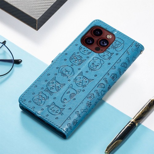 Cat Dog Wallet Phone Case For iPhone Samsung Huawei Honor Google Sharp ZTE TCL - Picture 13 of 15