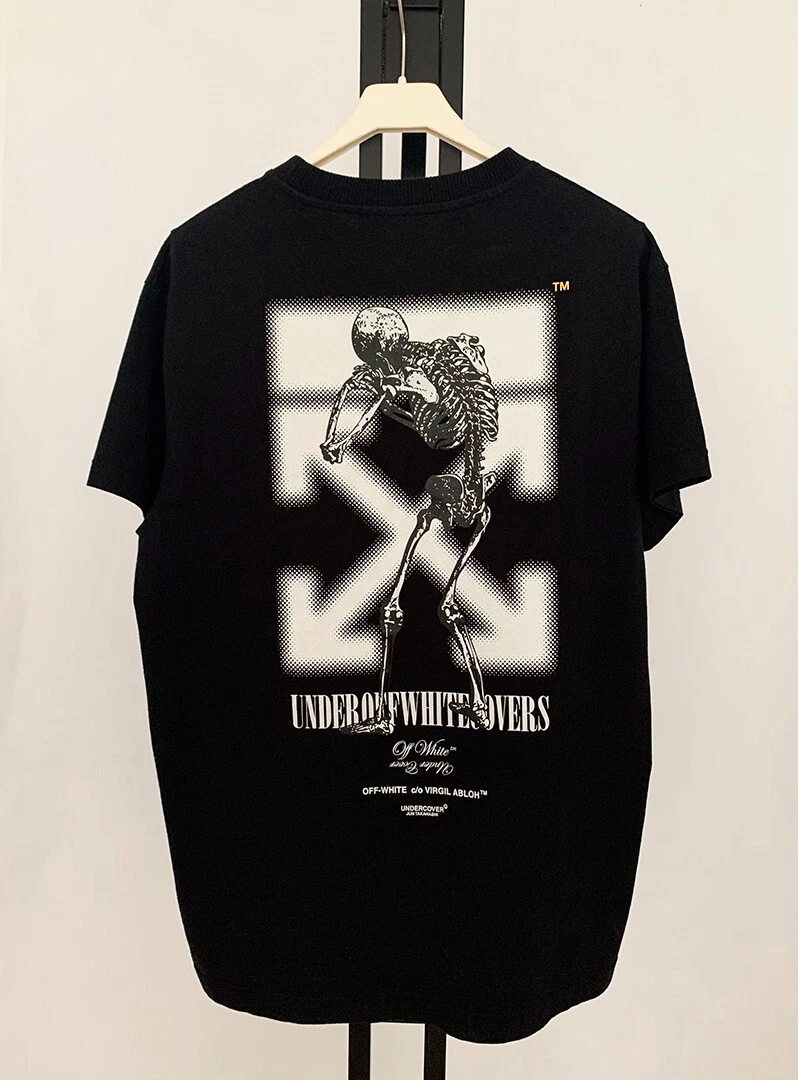 Off white sales skeleton tee