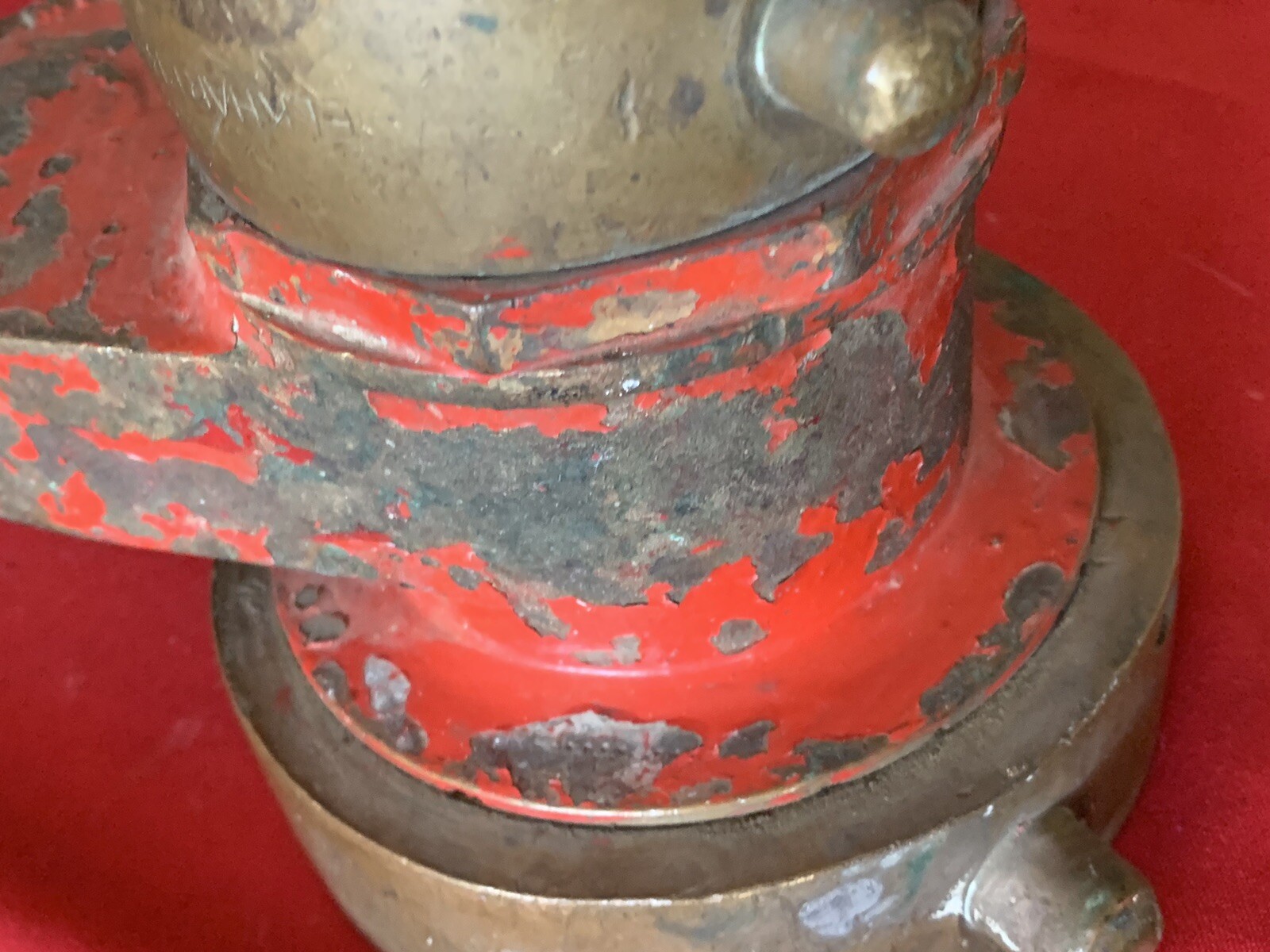 Vintage firefighters Elkhart Brass  Co. Fire Hydrant  Shut Off & Powhatten