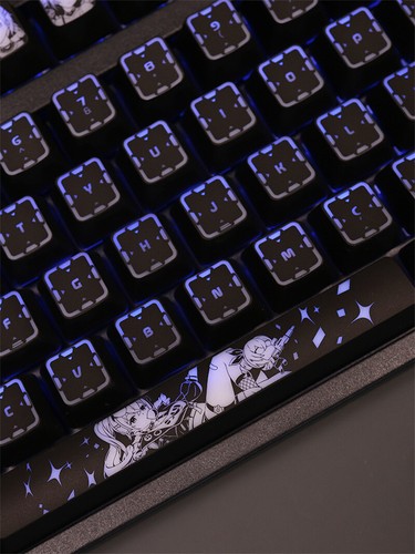 Silver Wolf Honkai Star Rail Keycap Set Backlit Keycaps f/Mechanical Keyboard - Picture 9 of 10