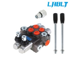 LABLT 2Spool Hydraulic Monoblock Double Acting Control Valve 11 GPM w/Conversion