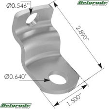 573.1010961 Galvanized Seal Pin Lock Rod Miner - P4012 1401-2584 023-00961