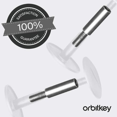 Orbitkey Extension Post for Key Organizer, Add on | Durable Stainless Steel - Picture 4 of 12