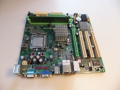 BIOSTAR 945GZ Micro 775 VER:7.1, LGA 775, Intel Motherboard +CPU HT 2.8GHz +1Gb