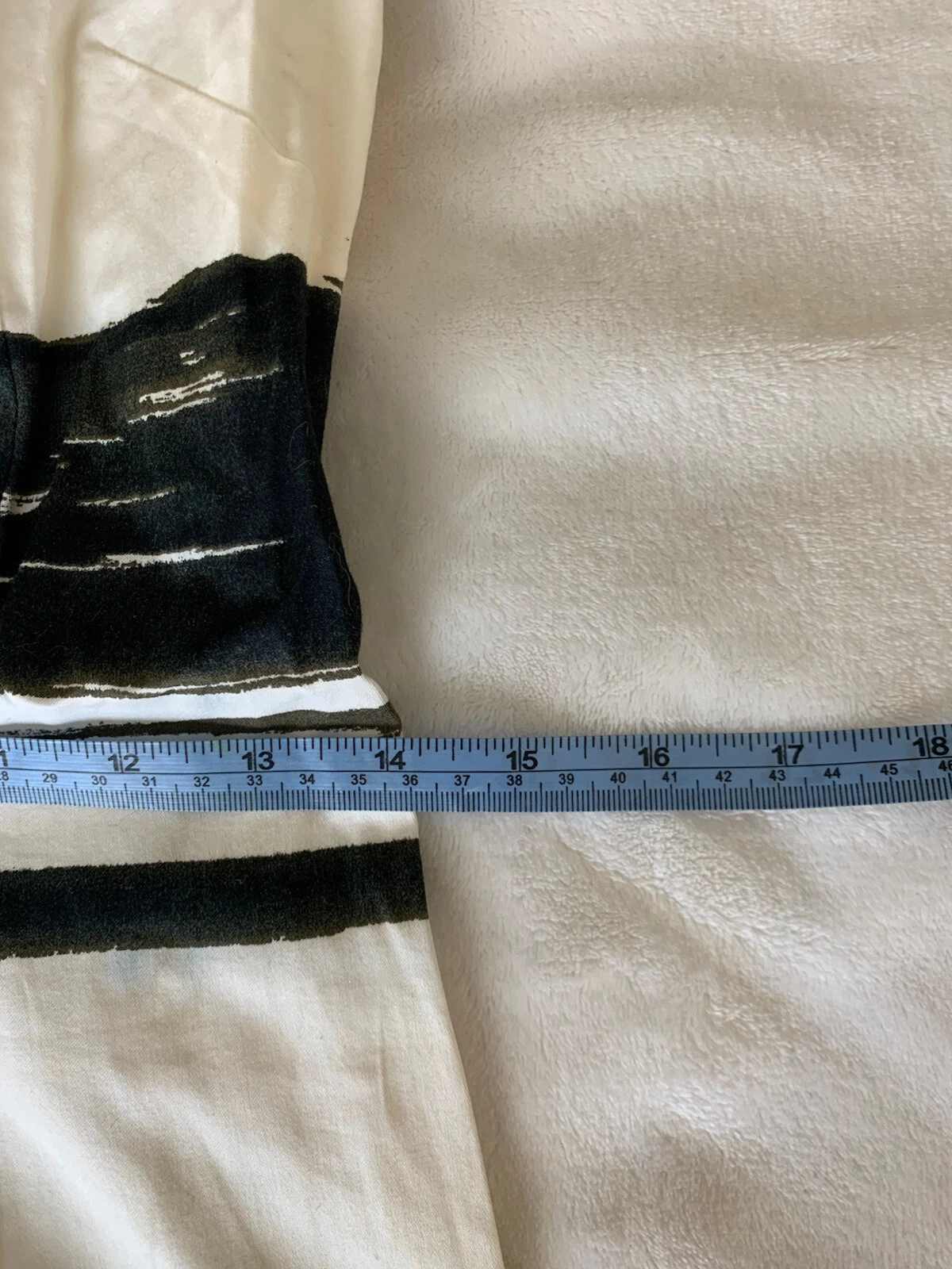 OFF WHITE Abito elegante The Limited Off bianco e nero a righe taglia 4 nero bianco