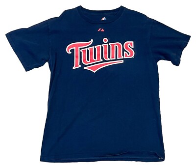 Joe Mauer — Minnesota Twins Majestic Jersey Shirt — Size Men's