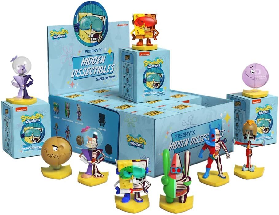 Mighty Jaxx | Freeny's Hidden Dissectibles | Spongebob Squarepants | 1 Blind Box