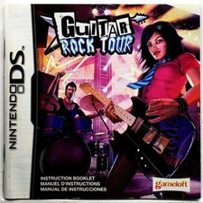  Manual Only Guitar Rock Tour - Nintendo DS Authentic Instruction Booklet Game