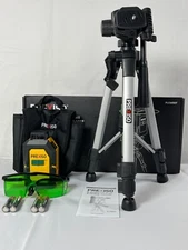 Prexiso PLC360SG Black Yellow Black Beam 360 Degree Cross Line Laser