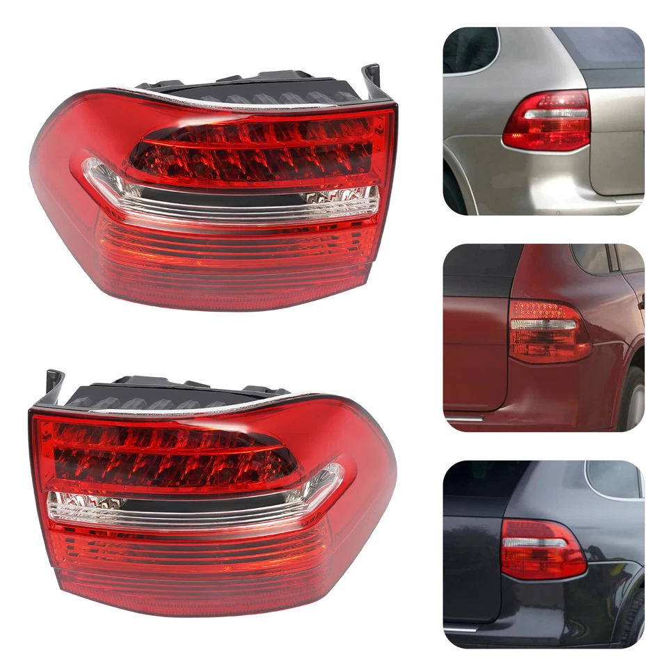 Luces traseras LED para Porsche Cayenne 2007-2010 luces de freno traseras lado izquierdo y derecho Foto 3 de 4