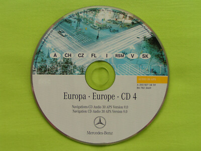 CD NAVIGATION MERCEDES BENZ AUDIO 30 APS ALPEN ITALY CZ 2006 A C CLK E M SLK G