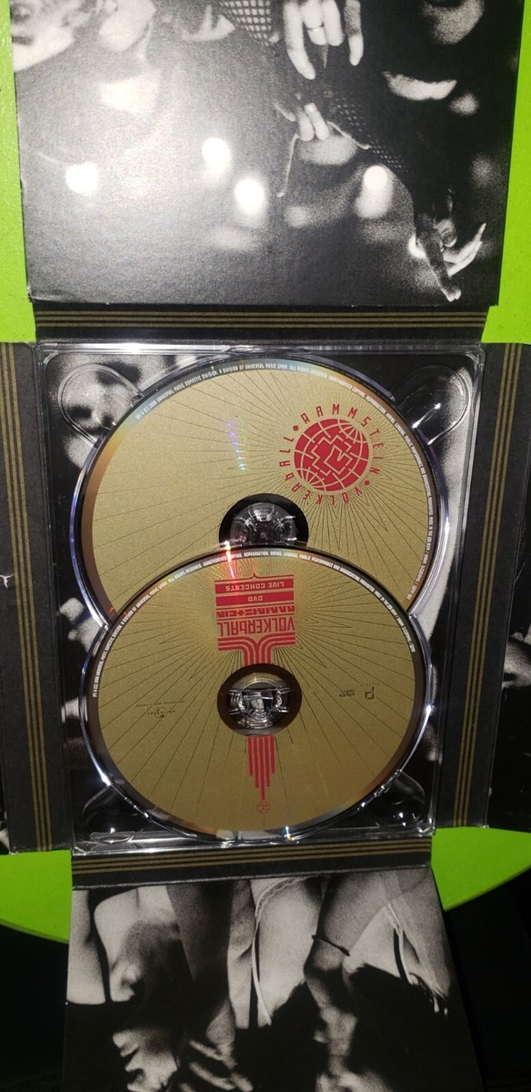 RAMMSTEIN/VOLKERbALL　ラムシュタイン写真集＆ＣＤ＆ＤＶＤ Rammstein-Volkerball-