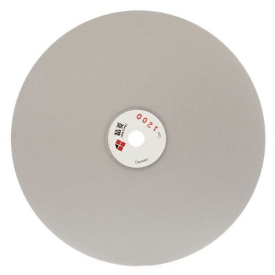 Diamond Grinding Disc 8 inch 1200 Grit Fine Coated Flat Lap Disk Lapidary Tools