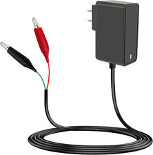 UL Listed 6V 0.6A Battery Charger for Moultrie Battery with LED Indicator NEW