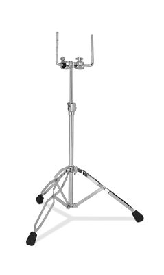 DW 3000 Series Double Tom Stand, Medium-Weight, Chrome
