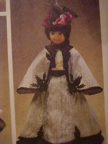 1992 McCall's Victorian Treasure Doll Clothes Pattern 5907 - Picture 4 of 4