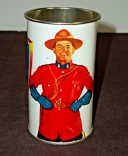 1950s/60s DREWRYS Extra Dry Beer Can Steel Mountie NOS NRMT