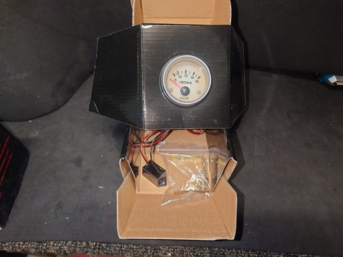 NETAMI Indiglow Oil Temp Voltmeter Boost/Vacuum 2" Gauges Lot High Performance - Picture 6 of 11