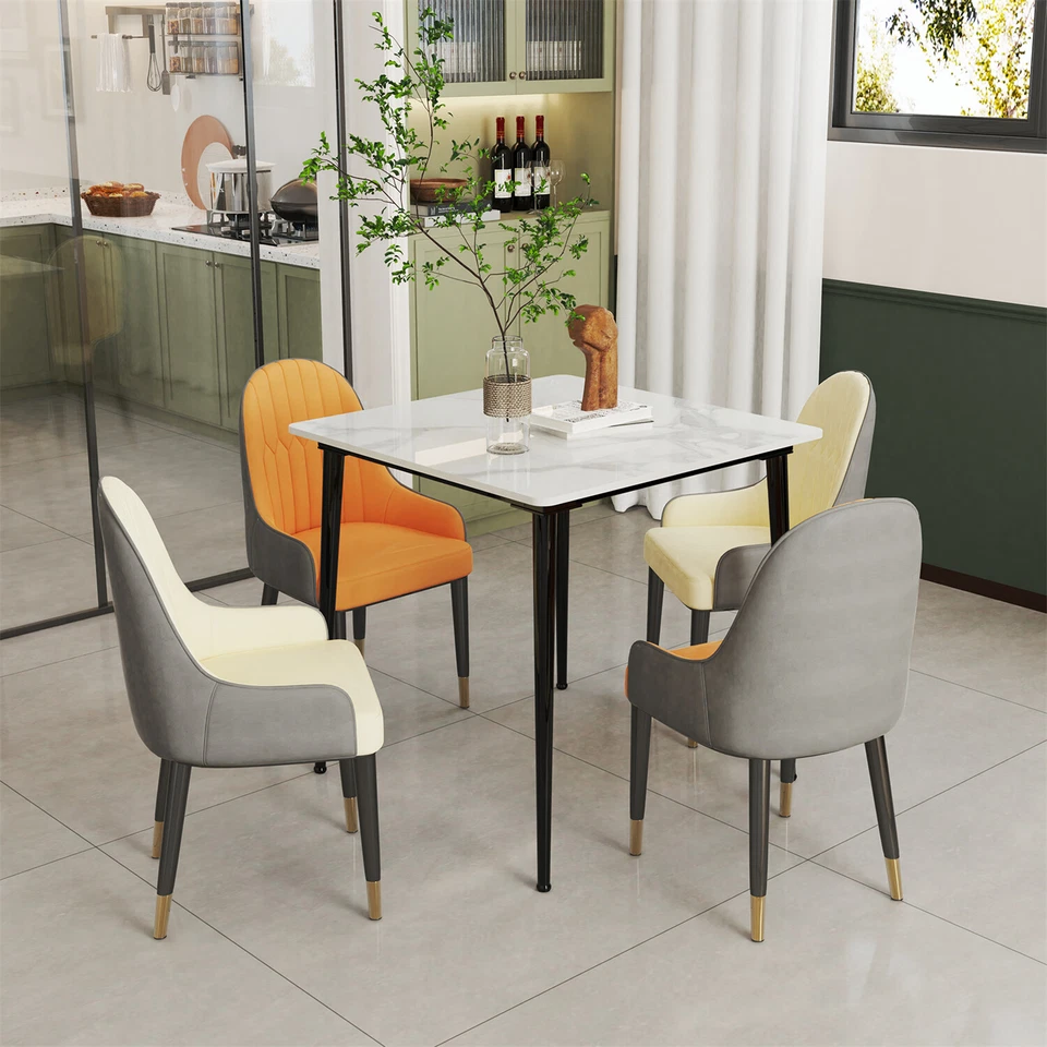 Mesa de comedor de extremo alto y silla de cuero mesa de cocina (mesa no incluye sillas) Foto 4 de 4