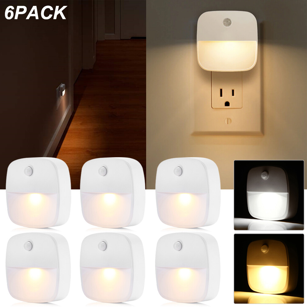 Smart Plug-in LED Motion Sensor Night Light Motion Activated LED Night Lights US-image