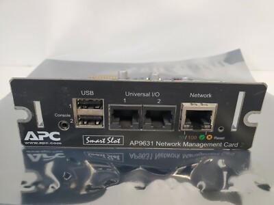 GUARANTEED! APC SMARTSLOT AP9631 NETWORK MANAGEMENT CARD 640-1110B-Z
