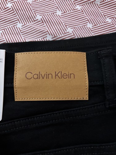 Calvin Klein Men's Jeans Forever Black Slim Fit Forever Black Size 32Wx32L - Picture 3 of 8