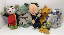 Star Wars Beanie Buddies Lot of 5 - A New Hope Plush's With Tags- 1997 Kenner