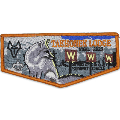 S63 2020 Vigil Summit Circle Takhonek Lodge 617 Flap Buckskin Council WV BSA OA