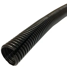 Electriduct Black Polyethylene Split Wire Loom / Flex Tubing