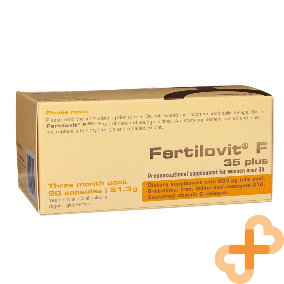FERTILOVIT F 35 PLUS Women Fertility Supplement 90 Capsules Multimineral Vitamin - Image 3 of 4