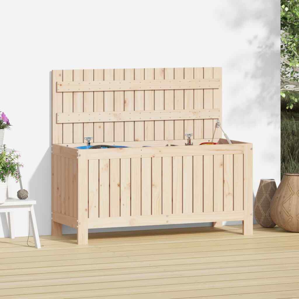 vidaXL Garden Storage Box 108x42.5x54 cm Solid Wood Pine