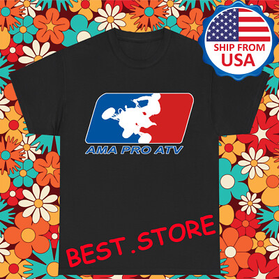 AMA PRO ATV Men's Black Size S-5XL