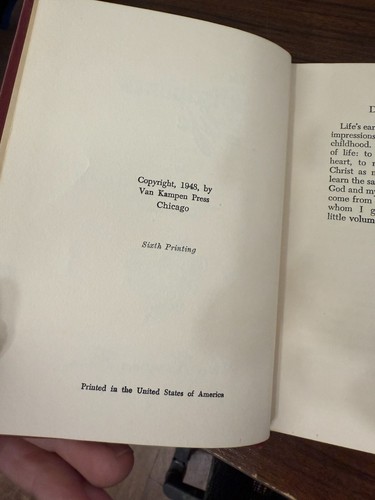 The Disciplines of Life Hardcover by V. Raymond Edman 1948 Scripture Press Small - Picture 2 of 2