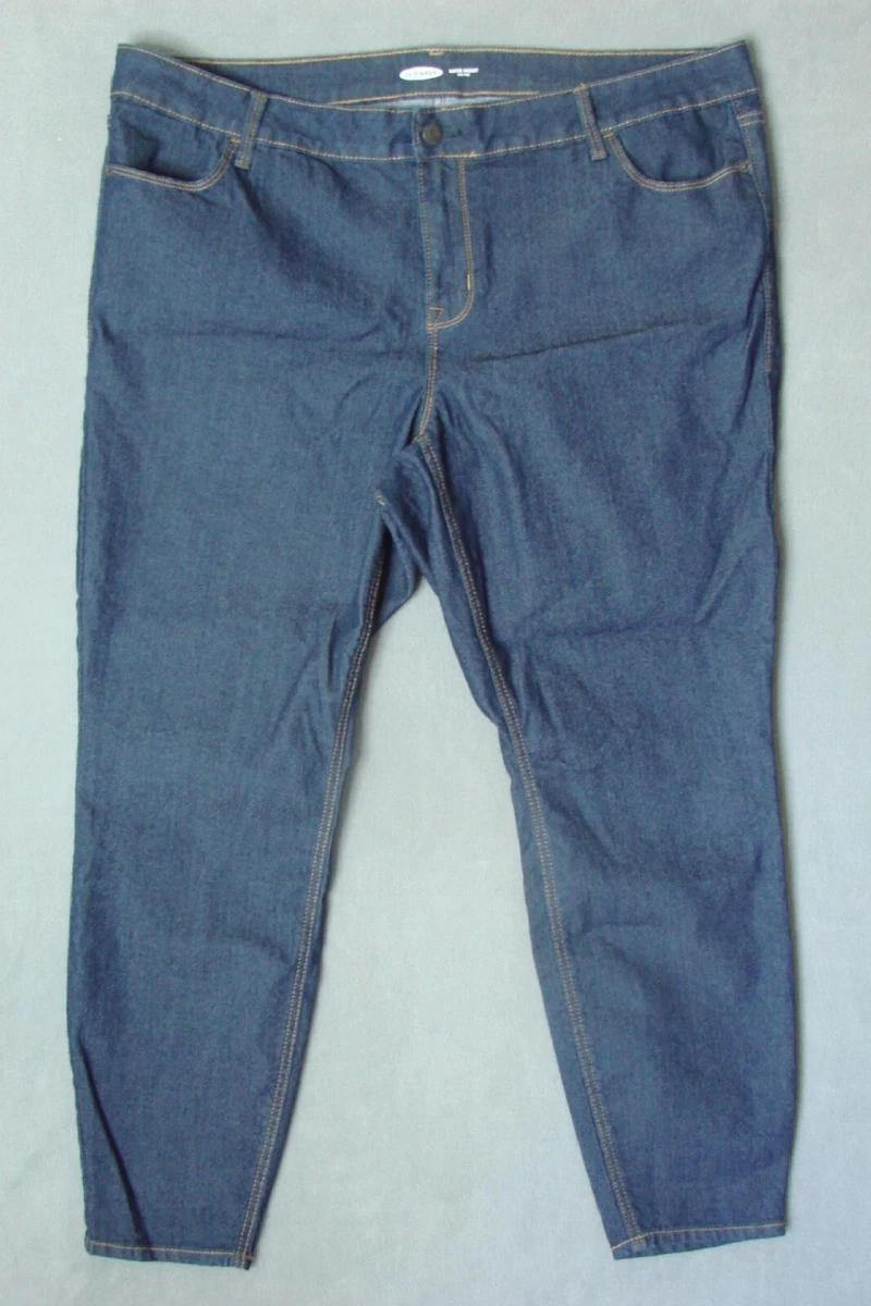 23221010 WOMEN Old Navy SUPER SKINNY Slim 22 PLUS JEANS msr 43x29
