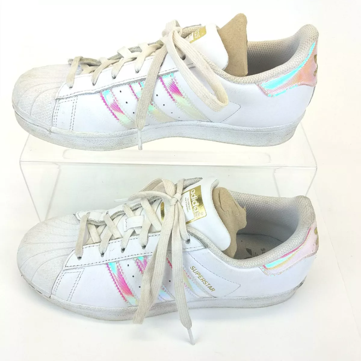 Womens adidas superstar athletic shoe  white  shop multi