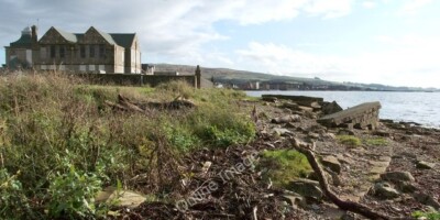 Photo 6x4 Remains of a wall Helensburgh This is the same ruined wall as s c2011