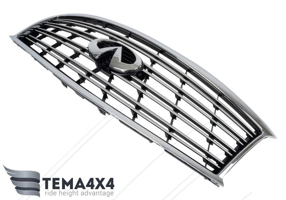 正品原始设备制造商非运动型前格栅铬合金适用于英菲尼迪 M37 M56 Q70 62310-1MA0B — 第 4/4 张图片