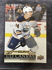 2018-19 Upper Deck UD Canvas Young Guns C98 Ethan Bear Edmonton Oilers