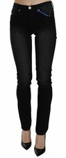 VERSACE JEANS COUTURE Pants Denim Dark Black Dora Slim Fit s. W36 RRP 300