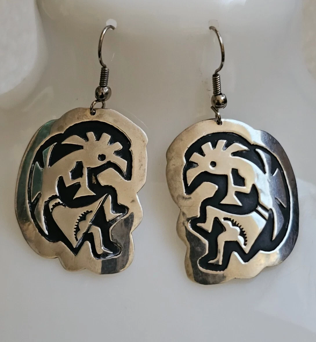 Kokopelli sterling earrings deals
